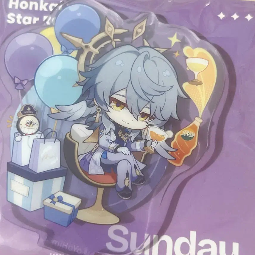 [BUNJANG] Star Rail Sunday SD Acrylic Figure (Sealed) / 스타레일 선데이 sd 아크릴 미개봉