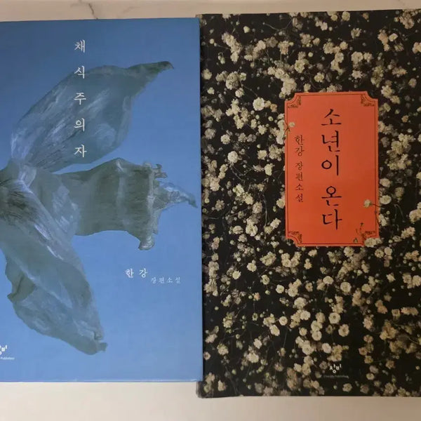[BUNJANG] Han Kang "The Vegetarian" & "We Are Bills" Novels Bundle / 베스트셀러 도서 채식주의자 / 소년이 온다 책 (한강 장편소설)