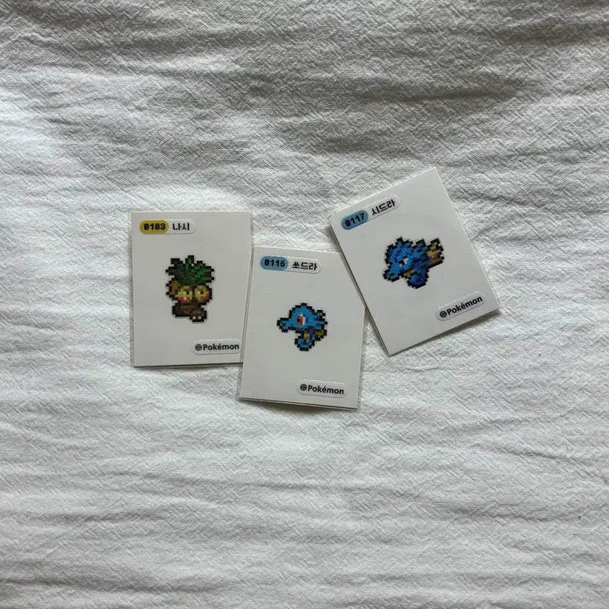 [BUNJANG] Pokemon Pixel Stickers / 포켓몬 픽셀 띠부씰
