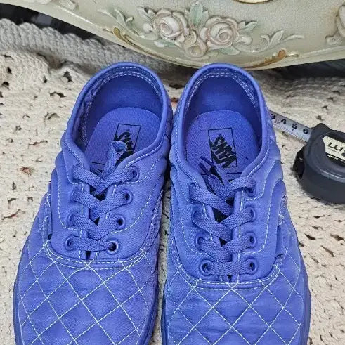 [BUNJANG] Vans Quilted Sneakers Blue / 반스 퀼팅 스니커즈 블루