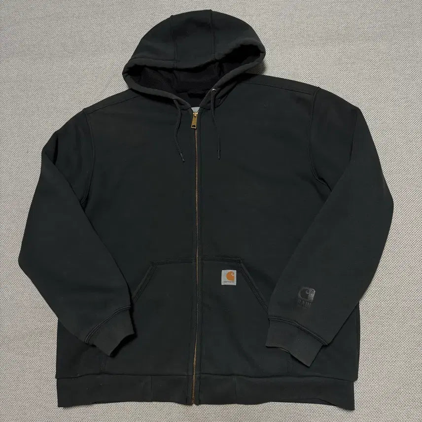 [BUNJANG] Carhartt Thermal Hoodie Zip-Up Black / 칼하트 써멀 후드집업