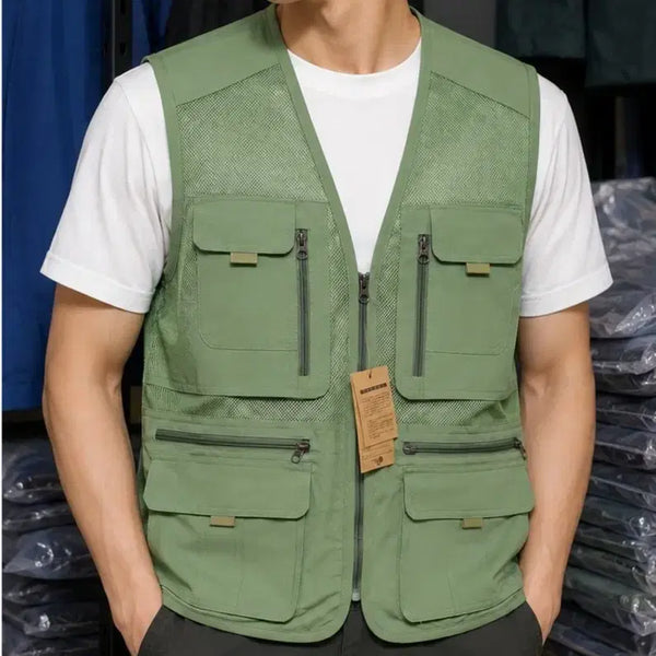[BUNJANG] Multi Pocket Vest Khaki / 멀티 포켓 조끼   카키 ㅡ새상품ㅡ