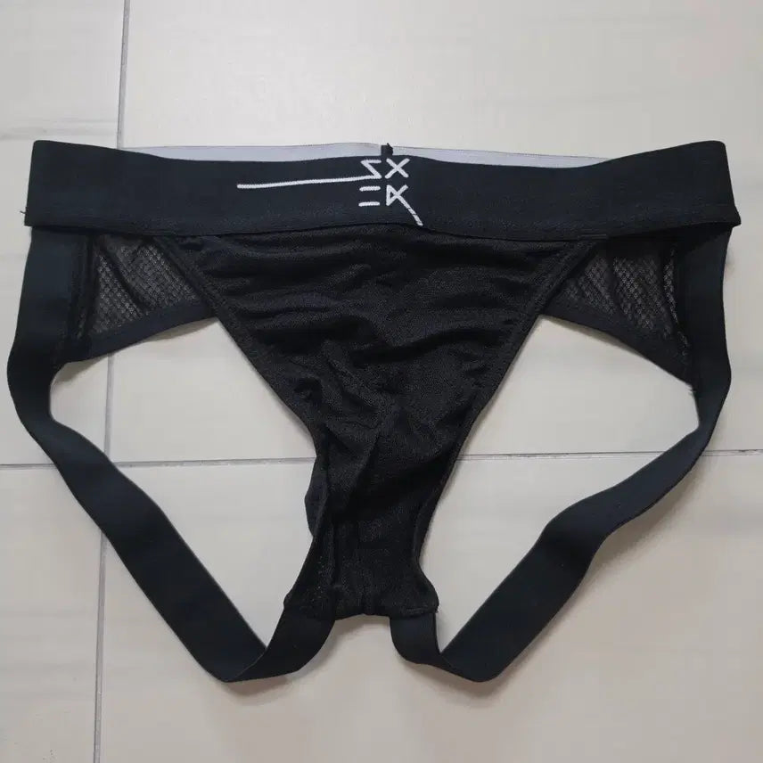 [BUNJANG] Sexycookie Mesh Briefs - Black (Medium) / (중고) 남자 작스트랩 M