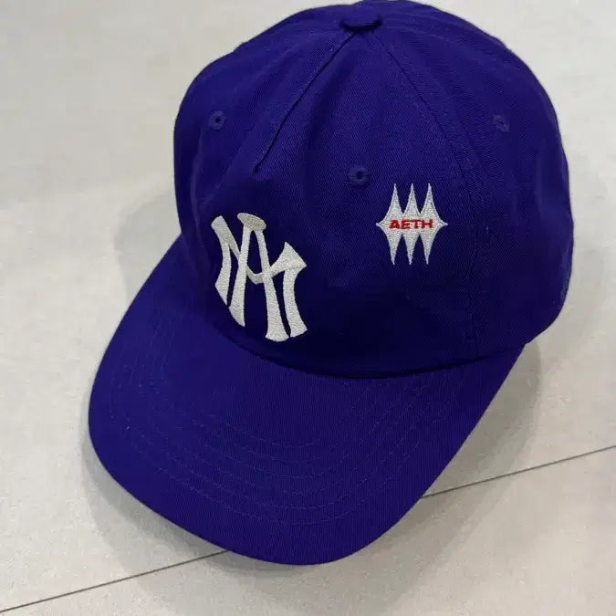 [BUNJANG] Aftermath x Ath Purple Trucker Ball Cap / 애프터매스x 애쓰 퍼플 트러커 볼캡