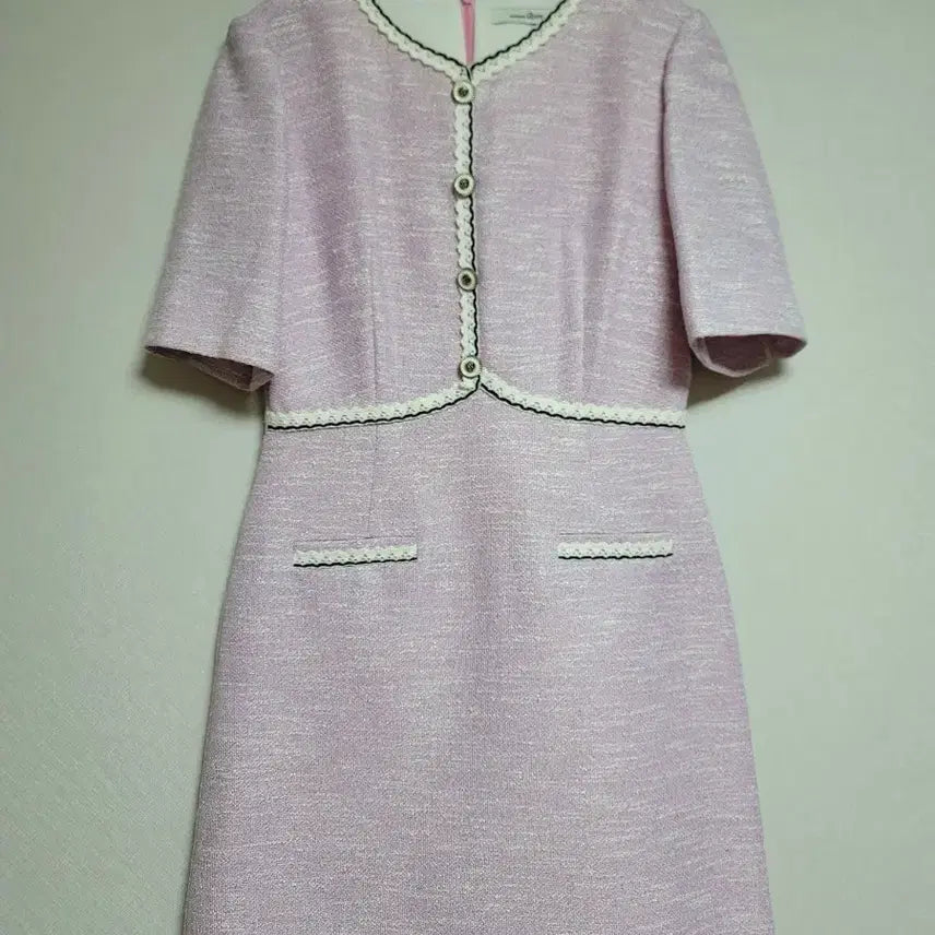 [BUNJANG] Roem Tweed Short Sleeve Dress / 로엠 트위드 반팔 원피스