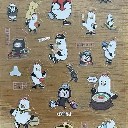 [BUNJANG] Boogi Dialect Transparent Sticker Busan Character / 부기 사투리 투명 스티커 부산 캐릭터