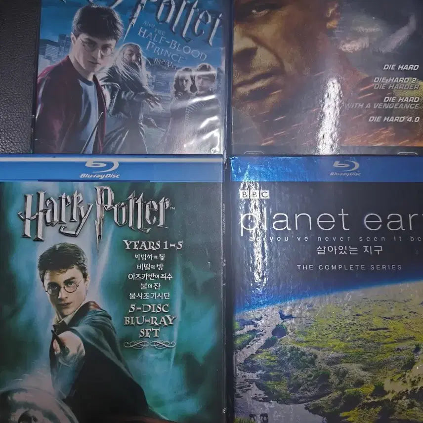 [BUNJANG] Harry Potter 1-6 Blu-ray, Die Hard 1-4 Blu-ray, Planet Earth Blu-ray Set / 해리포터 1-6 블루레이 다이하드 쿼드릴로지 살아있는 지구