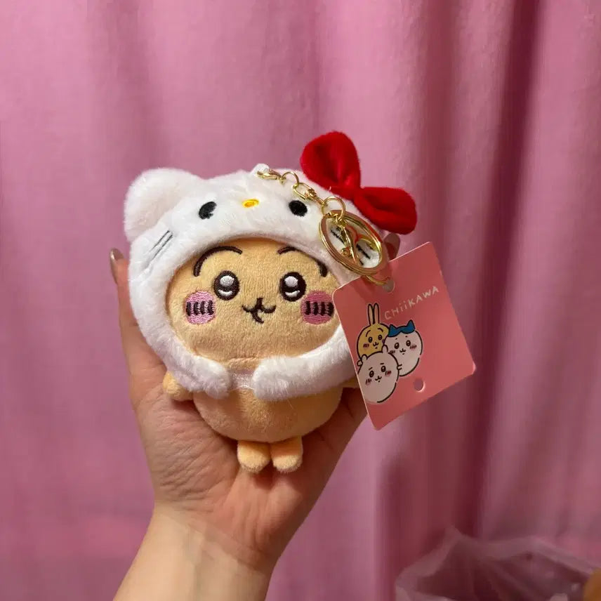 [BUNJANG] Cheekawa Usagi Hello Kitty Keyring / 치이카와 우사기 헬로키티 키링 새상품