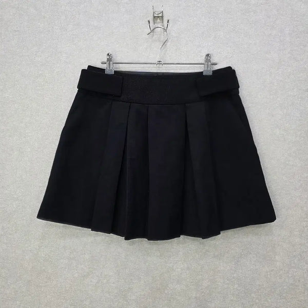[BUNJANG] SYSTEM Hanseom Pleated Mini Skirt / SYSTEM 한섬 플리츠 미니스커트