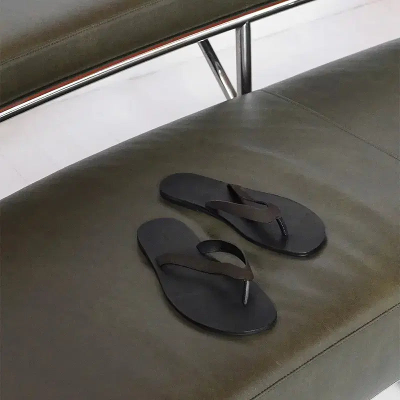 [BUNJANG] Suamare Amel Flip-flops (Khaki) Size 240 / 수아마르 아멜 플립플랍 (카키) 240