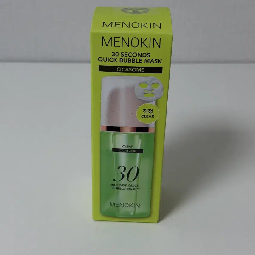 [BUNJANG] Menokin 30-Second Quick Bubble Mask Clear / 메노킨 30초 퀵 버블 마스크 클리어