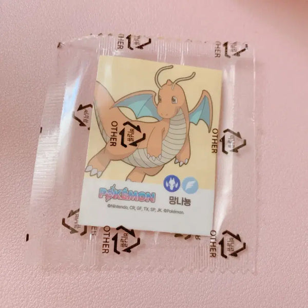 [BUNJANG] Pokemon Nacho Sticker Dragonite / 포켓몬 나쵸 스티커 망나뇽