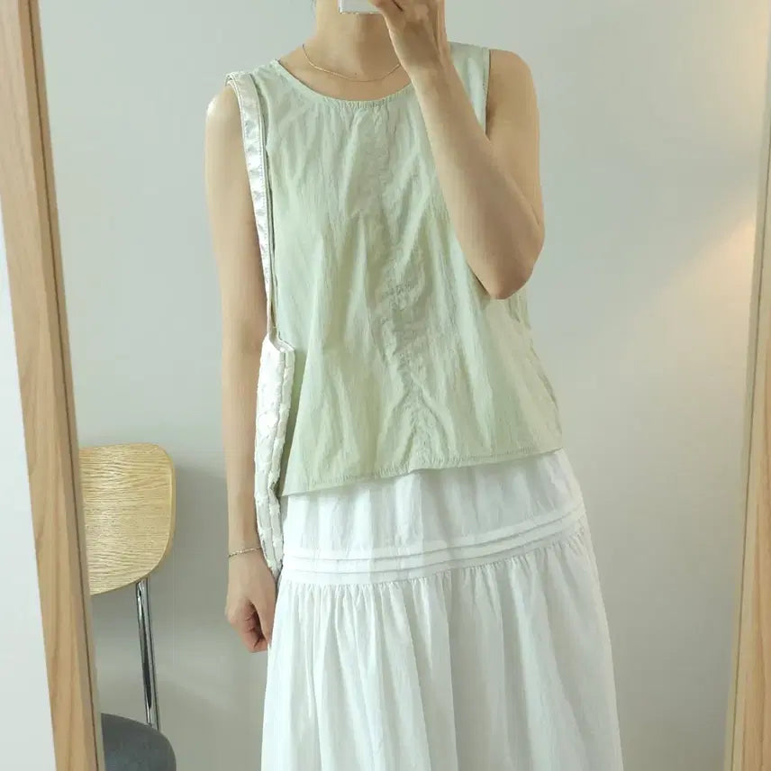 [BUNJANG] ROOM698 Women's Sleeveless Blouse H3W4104 / (F)ROOM698 여성 민소매 블라우스 H3W4104