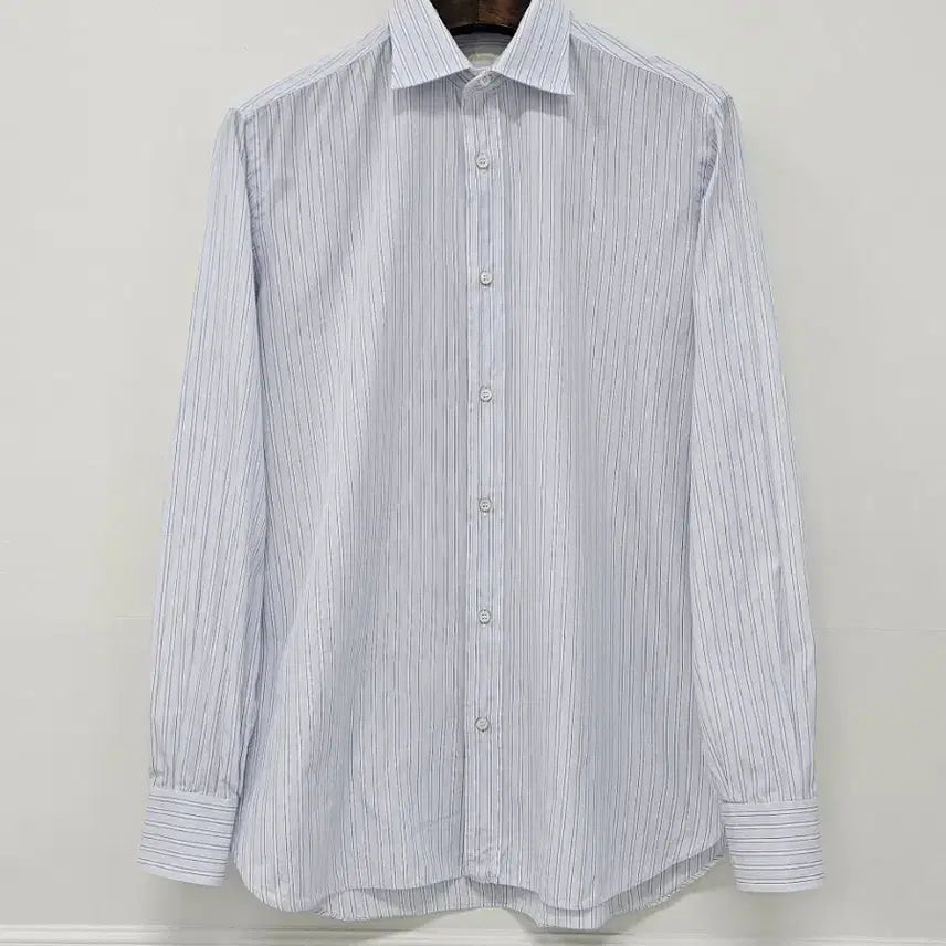 [BUNJANG] Brioni Striped Summer Shirt / 브리오니 스트라이프 섬머셔츠