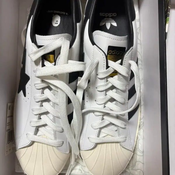 [BUNJANG] Adidas x BAPE Superstar 80s Shoes / 295 아디다스 베이프 슈퍼스타 80s