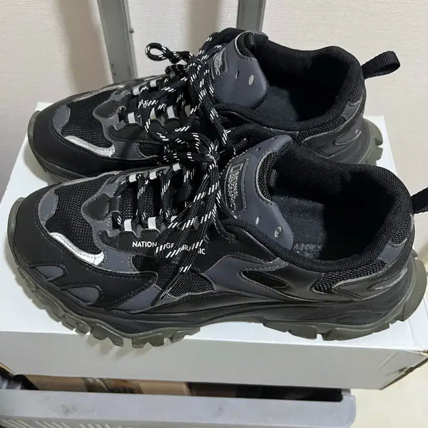 [BUNJANG] National Geographic Trekking Shoes Black Unisex / 내셔널지오그래픽 트레킹화 블랙 신발 260~265(남녀공용)판매