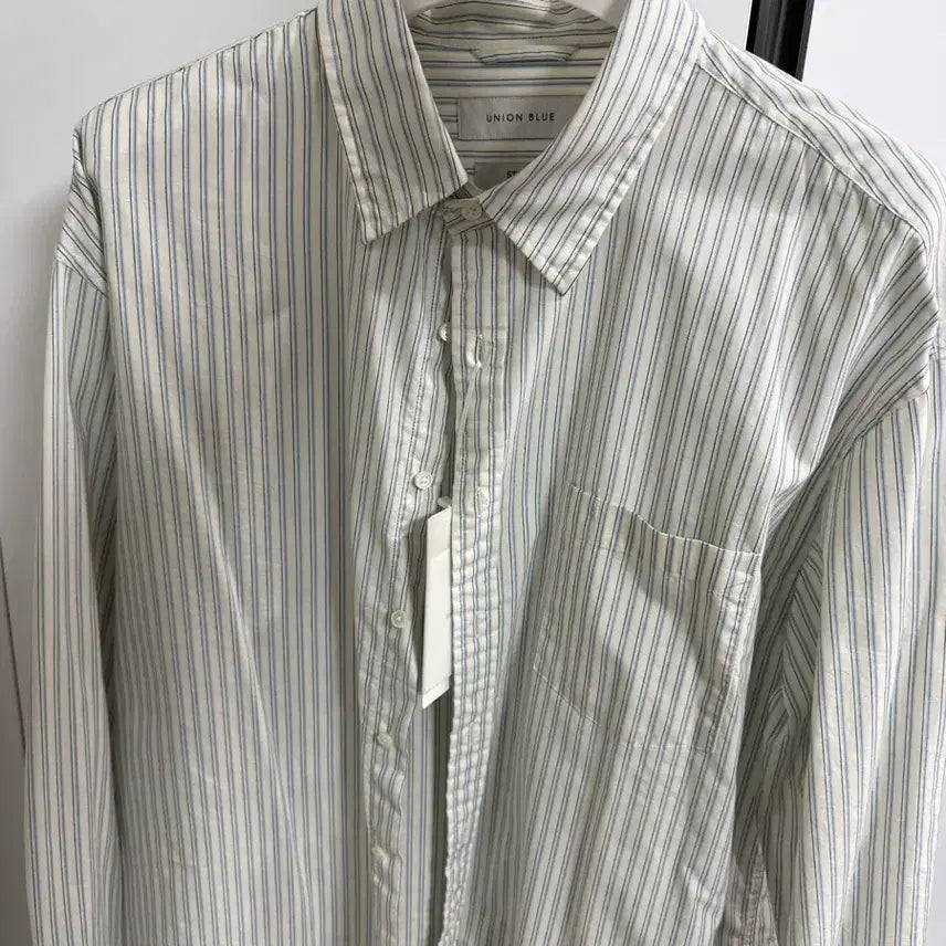 [BUNJANG] UNIONBLUE Thames Stripe Shirt (L) / 유니온블루 템즈(thames) 스트라이프 셔츠 L 새상품