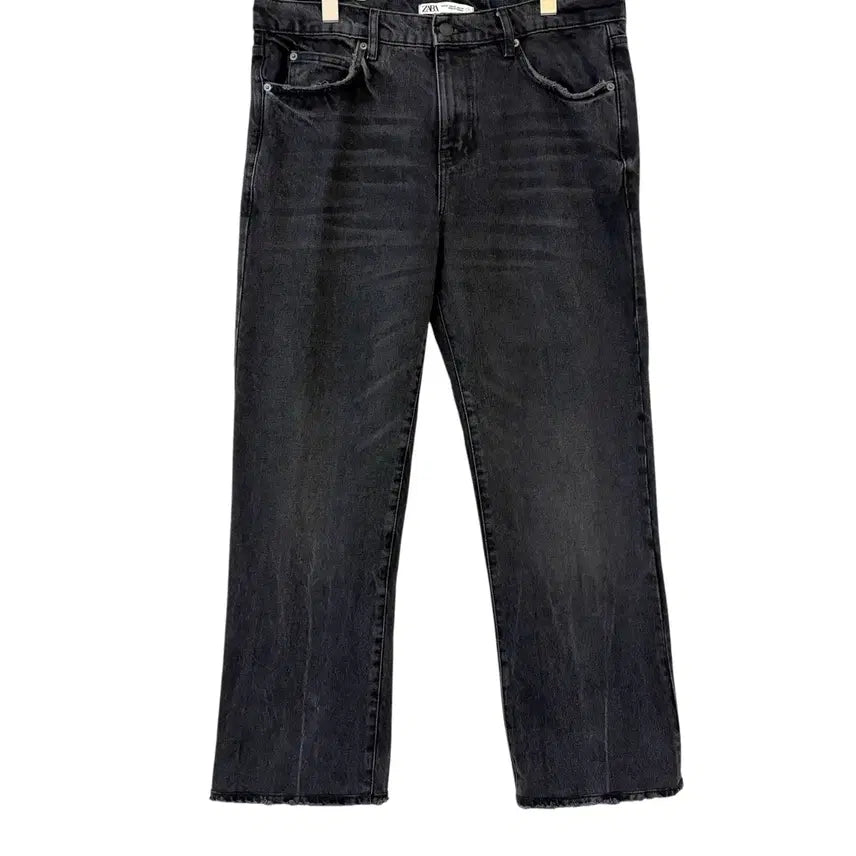 [BUNJANG] Zara Black Washed Denim Pants Size 44 / 자라 블랙 워싱 데님 팬츠 44 정품