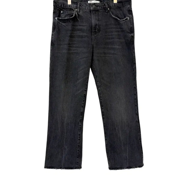 [BUNJANG] Zara Black Washed Denim Pants Size 44 / 자라 블랙 워싱 데님 팬츠 44 정품