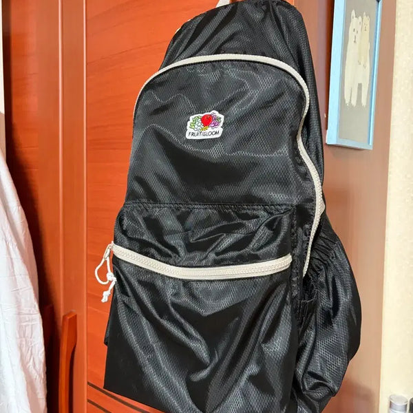 [BUNJANG] Fruit of the Loom Black Tote Bag / 프룻오브더룸 검정색 토트백