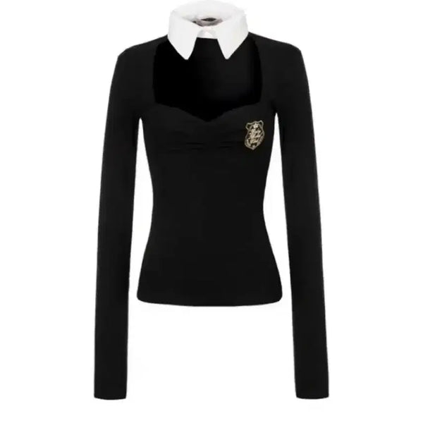 [BUNJANG] Babymetalclub Chami Kara Top Black / 베이비메탈클럽 챠미 카라탑 블랙