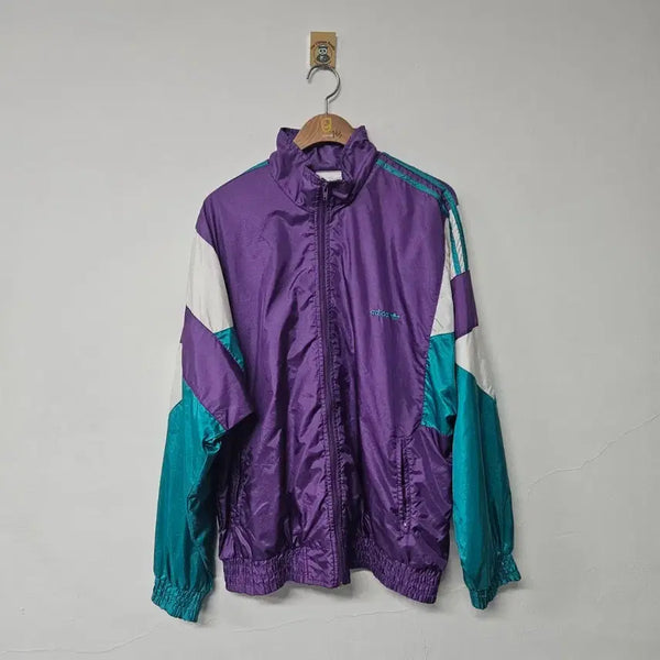 [BUNJANG] Adidas Old School Windbreaker / [XL] 아디다스 올드스쿨 바람막이 (F63)