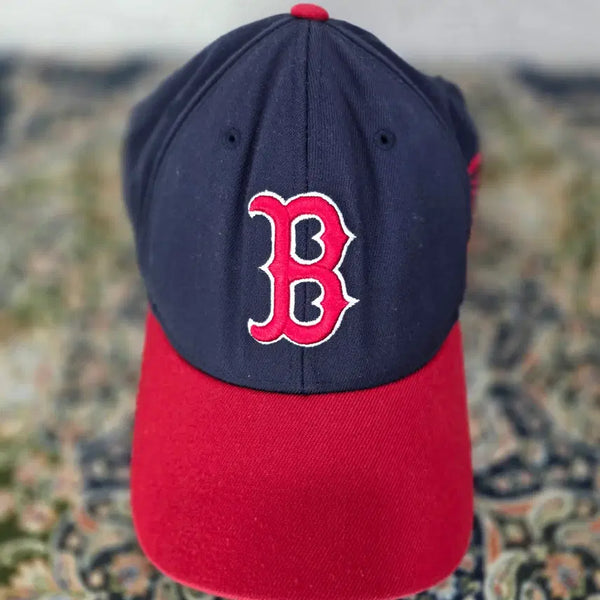 [BUNJANG] MLB Boston Red Sox Big Logo Flexfit Baseball Cap / MLB 보스턴 레드삭스 빅로고 볼캡