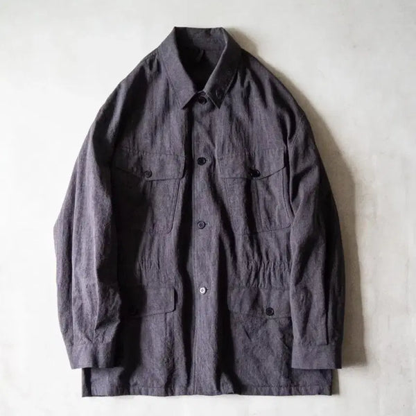 [BUNJANG] Nest Robe Confect Safari Jacket Wool Cotton Linen Blend / 네스트 로브 컨팩트(Nest robe confect) 사파리자켓