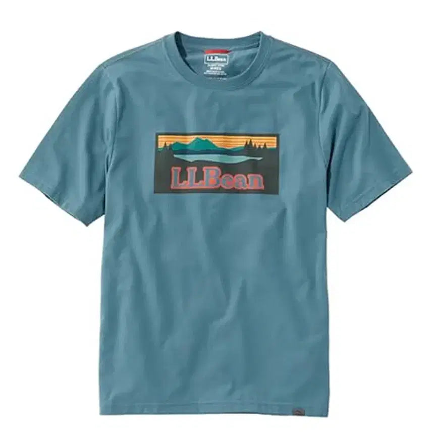 [BUNJANG] L.L.Bean Big Logo Performance T-Shirt / L.L.Bean 엘엘빈 새제품 빅로고 프린팅 퍼포먼스 반팔티셔츠 L100