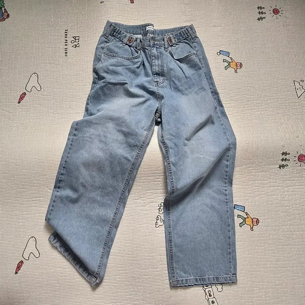 [BUNJANG] SISTERMARKET Light Wash Denim Semi Wide Fit Jeans / [시스터마켓]연청 데님