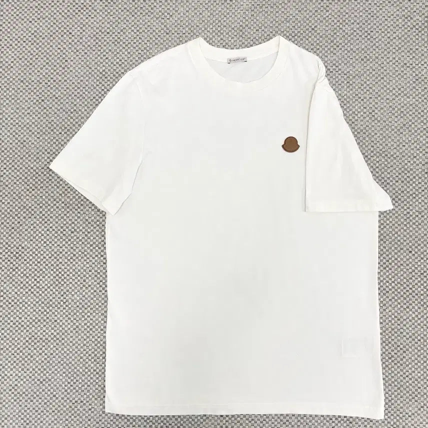 [BUNJANG] Moncler Wappen Patch T-Shirt White XL / [XL]몽클레어 와펜패치 반팔티