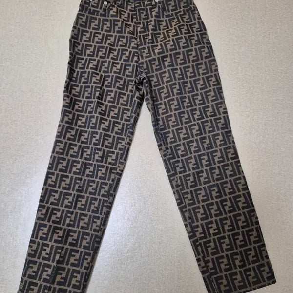[BUNJANG] Fendi FF Pattern Pants / 펜디 FF 패턴바지  (정품)
