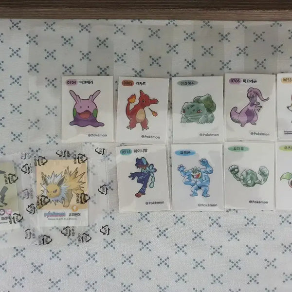 [BUNJANG] Pokemon Stickers Collection / 포켓몬스터 띠부씰 모음