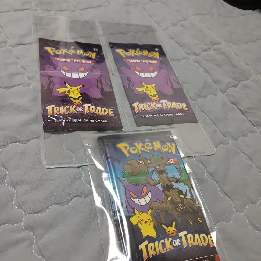 [BUNJANG] Pokemon Halloween Promo Pack Bundle (2022 & 2024) / 북미 할로윈 프로모팩 2022 2개,20243개