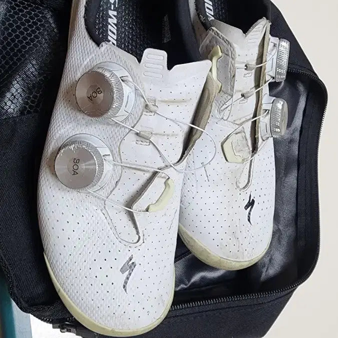 [BUNJANG] Specialized S-Works Torch Cycling Shoes - White / 에스웍스 토치 클릿슈즈