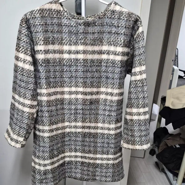 [BUNJANG] Check Pattern Midi Dress / 체크 패턴 원피스