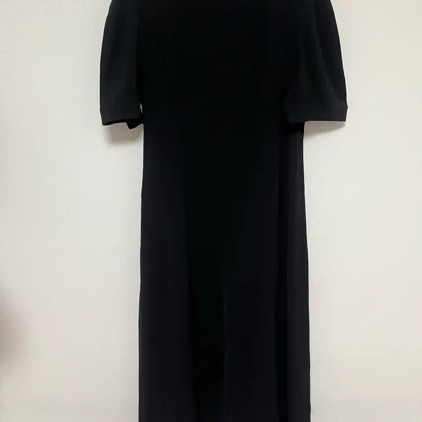 [BUNJANG] 8seconds Black Long Sleeve Dress / 에잇세컨즈 반팔 롱원피스