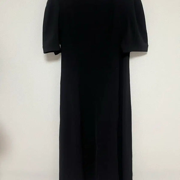 [BUNJANG] 8seconds Black Long Sleeve Dress / 에잇세컨즈 반팔 롱원피스