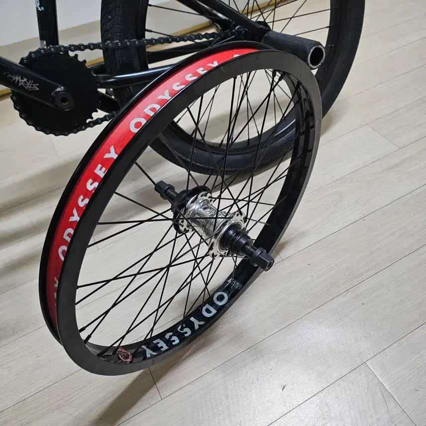 [BUNJANG] Odyssey Hazard Rim Shadow Optimized Freecoaster Building Wheel / bmx 휠