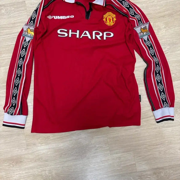 [BUNJANG] Manchester United 98-99 Beckham Long Sleeve Jersey / 맨유 98-99 베컴 유니폼