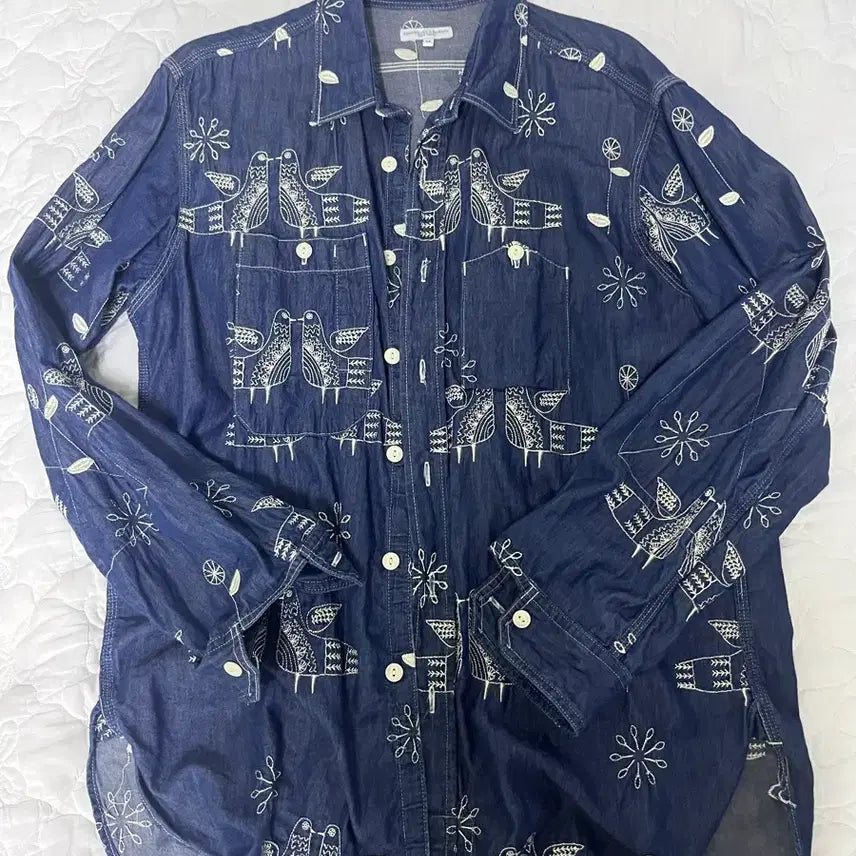 [BUNJANG] Engineered Garments Casual Pattern Shirt / 엔지니어드가먼츠 셔츠 M