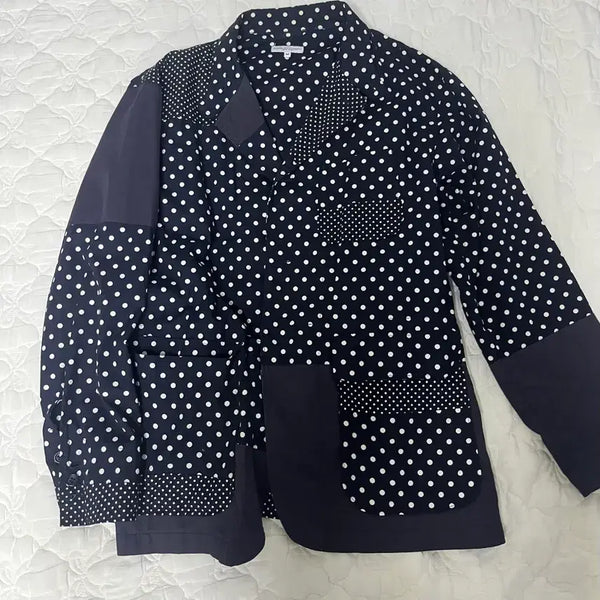 [BUNJANG] Engineered Garments Polka Dot Patchwork Jacket M / ENGINEERED GARMENTS 폴카 도트 패치워크 자켓 M