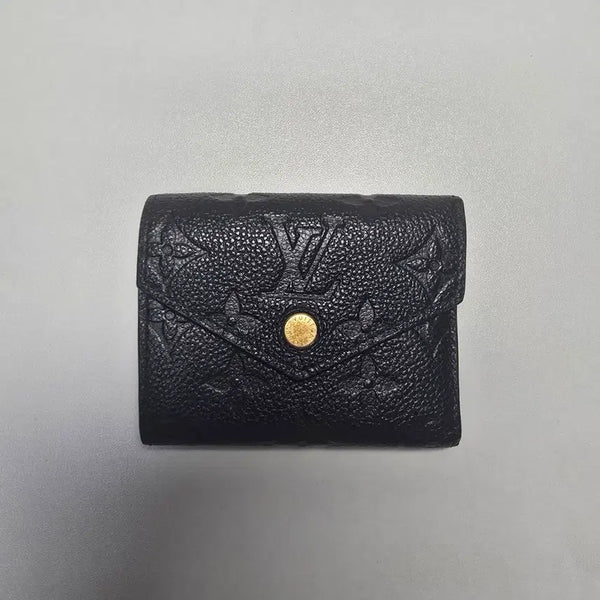 [BUNJANG] Louis Vuitton Victorine Wallet Monogram Empreinte Black / 루이비통 빅토린 월렛 반지갑 모노그램 앙프렝뜨 블랙
