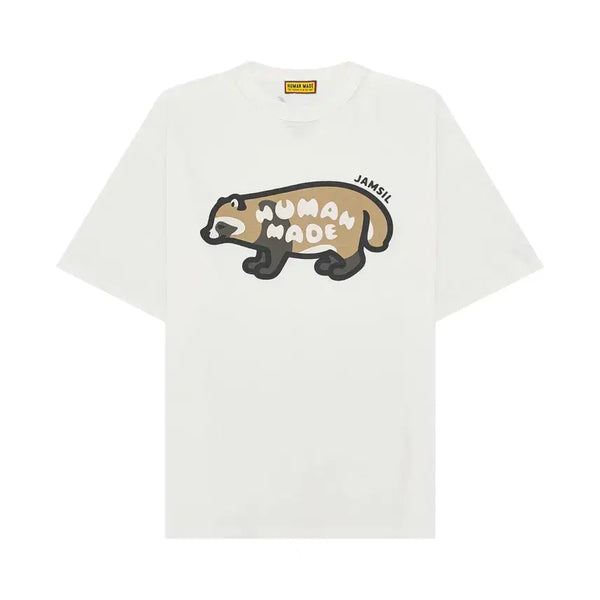 [BUNJANG] Human Made Animal Graphic T-Shirt White L / 휴먼 메이드 애니멀 그래픽 티셔츠 잠실 화이트 L HM31CS078
