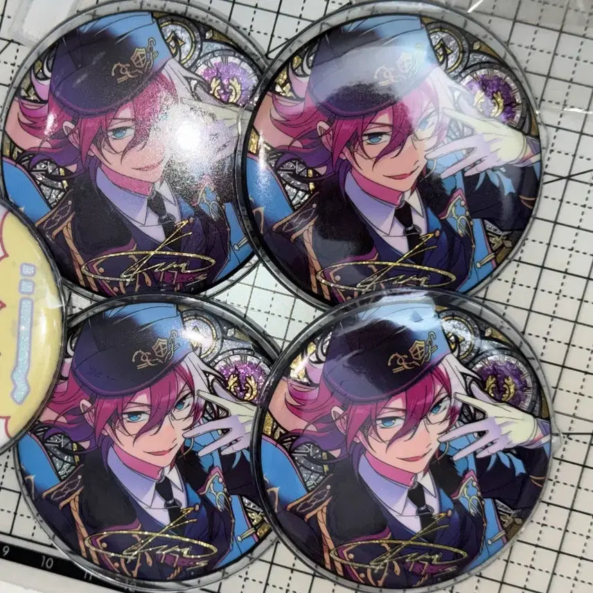 [BUNJANG] Ibara Mutsu Star Middle Star Badge Set (4 pcs) / 이바라 뭇별 중스타 뱃지 4개 미사용