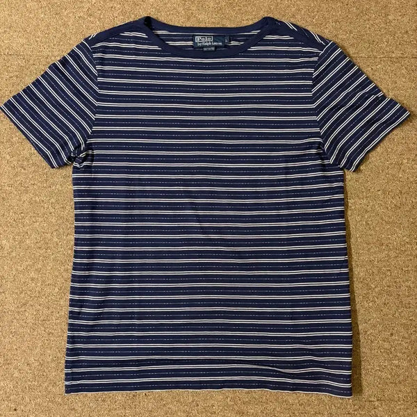 [BUNJANG] Polo Ralph Lauren Indigo Stripe T-Shirt / 폴로 랄프로렌 인디고 스트라이프 티셔츠