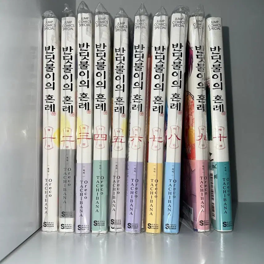 [BUNJANG] The Firefly's Wedding Vol. 1-10 Complete Set First Edition with Special Editions / (초판 특전) 반딧불이의 혼례 1-10권 전권 세트