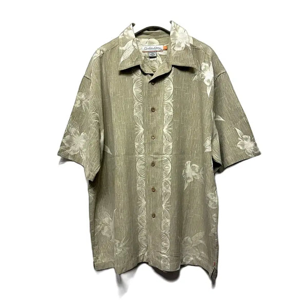 [BUNJANG] Quiksilver Hawaiian Floral Jacquard Shirt / 퀵실버 셔츠