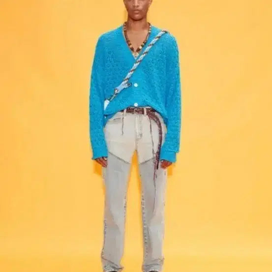[BUNJANG] Andersson Bell Blue Seusternebel Knit Cardigan / 앤더슨벨 블루 서스터네이블 니트 가디건