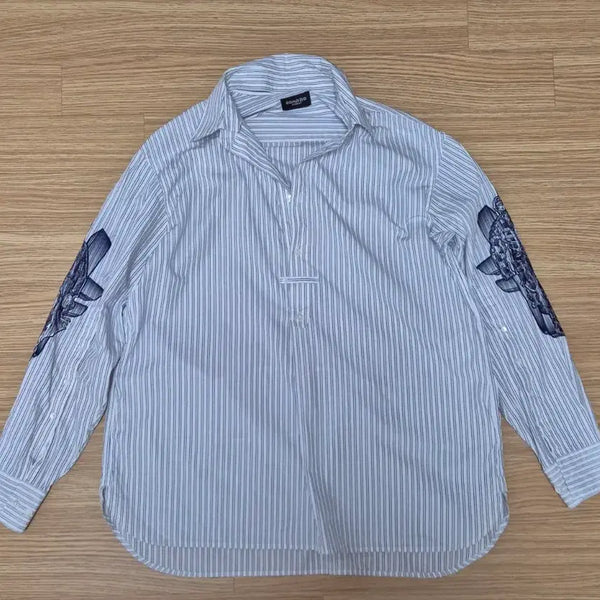 [BUNJANG] Songzio Homme Henley Neck Shirt / 송지오옴므 헨리넥 셔츠